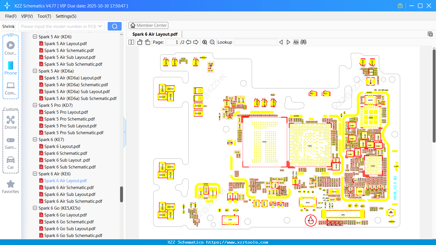 Tecno Spark 6 Air Layout